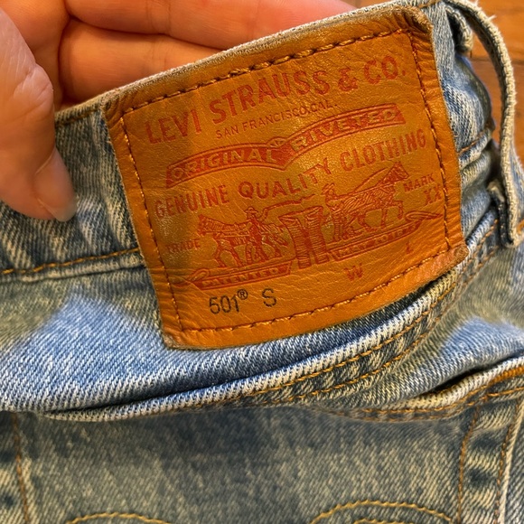Levi’s denim 501 S light blue - Picture 1 of 4